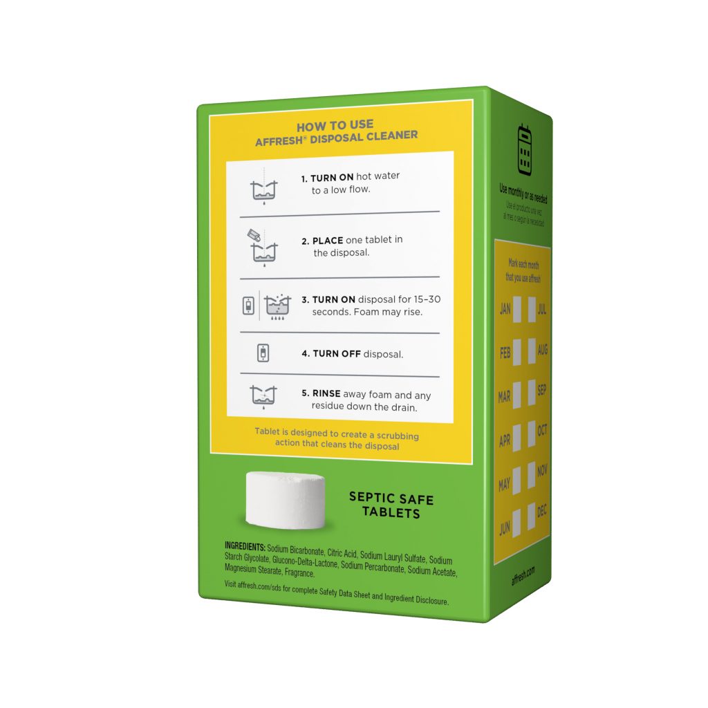 Disposal Cleaner Tablets  – 3 Count product shot