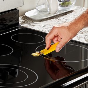 Cooktop Cleaner Step 1