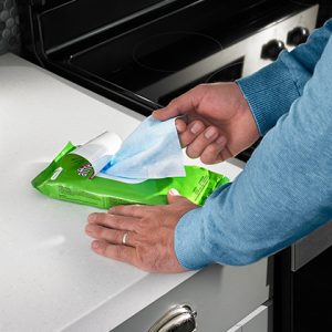 Cooktop Wipes Step 1