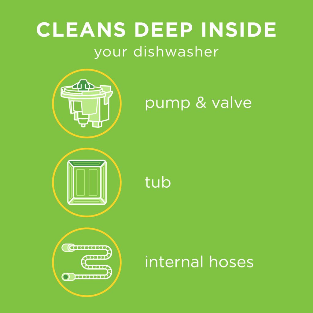 Dishwasher Cleaner Tablets – 6 Count product shot