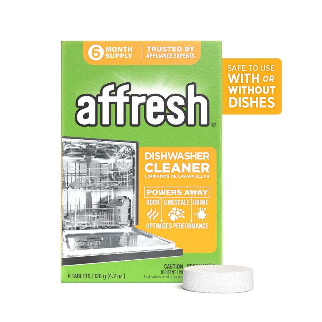 Affresh Washing Machine Cleaner Tablets – 6 Count, 8.4 Oz – EPA Safer Choice – For Whirlpool, Maytag, Amana – W10501250