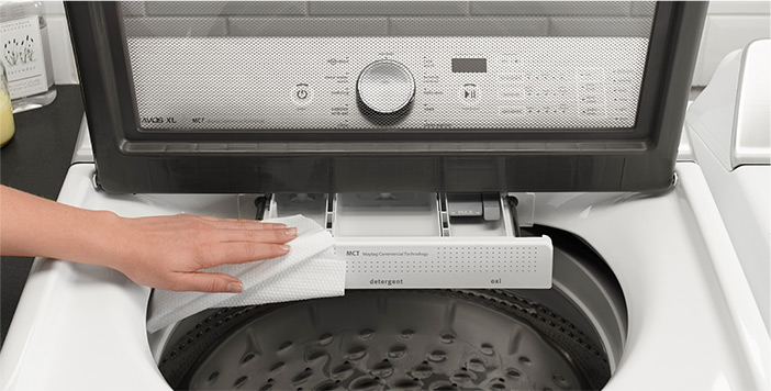 How To Clean Washing Machine Naturally Clean A Top Loading Washer