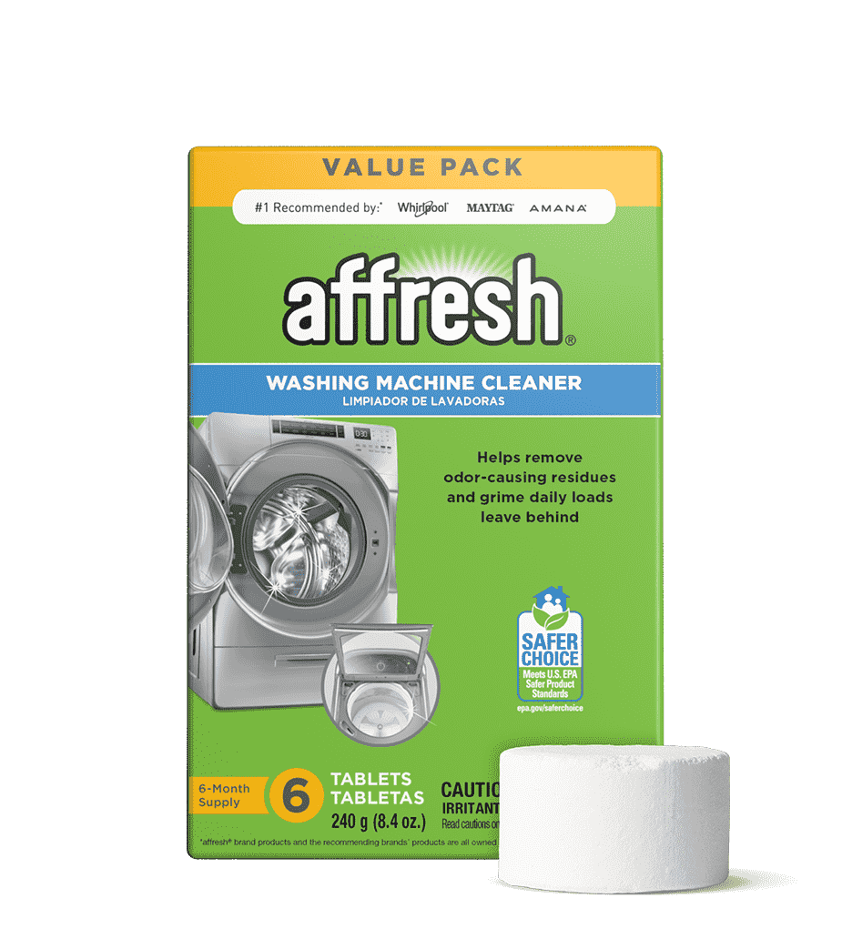 Whirlpool Affresh Washer Machine Cleaner, Tablets - 6 count, 8.4 oz box