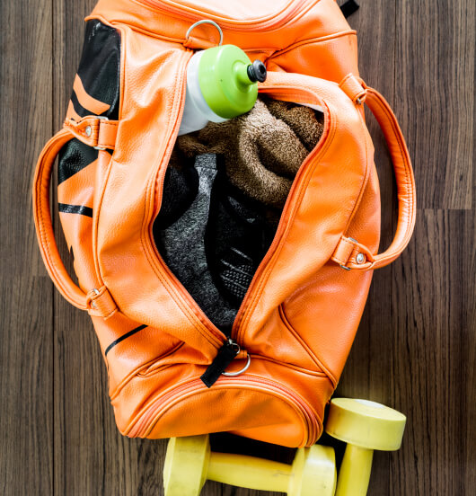 a gym bag can be the source of a bad house smell